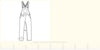Bib and Brace Latzhosen– 100% Baumwoll-Twill | Great Yarmouth