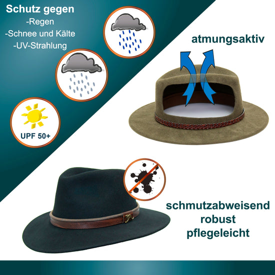 filz-hut filz  forst-hut forstmeister-hut tiroler-hut tirolertrachten alm-hut wandern berge loden-hut filz-hut für oktoberfest jagdhund filz-hut filz-hut für frauen  filz-hut für männer herbstoutfit mit filz winteroutfit mit filz oktoberfest hut jagd-hut 