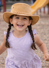 Kinder Cowboyhut aus Leder – UPF 50+ Outdoor Westernhut