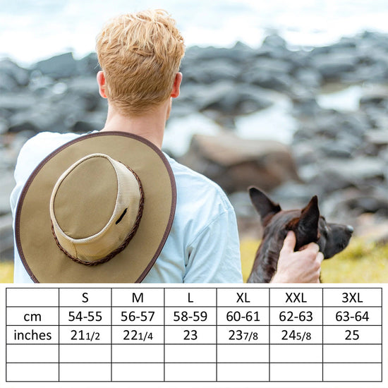 Sommer-Hut Ladies Soaka aus superleichter Mikrofaser in schwarz mit drei Tüchern - OUT OF AUSTRALIA | Kakadu Traders Australiaaustralien-hut australische-hüte cowboy-hut leder-hut känguru-hut leder-hut für männer leder-hut für frauen wetter-hut wasserabwe