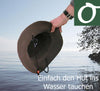 Sonnenhut Strandhut Karnevalshut Festivalhut formstabiler Hut veganes Leder SONNENSCHUTZFAKTOR Outbakkers 