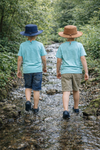 Australischer Kinder Outdoor Sommerhut inkl. Kinnband- wasserfest mit UV Schutz- Größe 53-54 cm