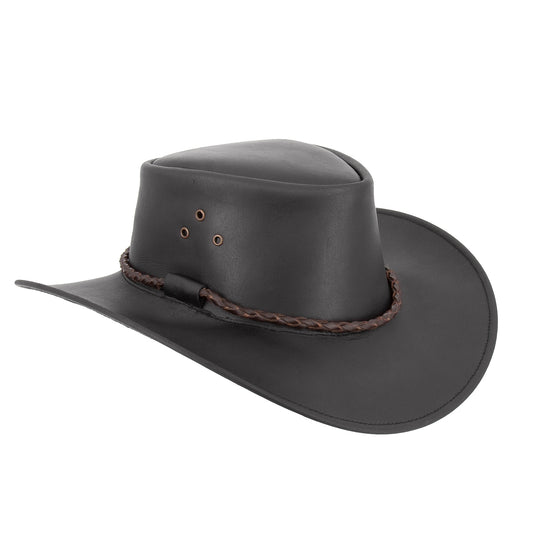 William Junior- Kinder Lederhut Wanderhut Sonnenhut Strandhut Camperhut Lederhut Damenhut Cowboyhut Wind und Wetterhut