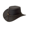 Outbacker Harry Nubukleder Hut – Schwarz & Braun