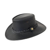 Outbacker Terry Nubukleder Hut – Schwarz & Braun