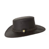 Outbacker Terry Nubukleder Hut – Schwarz & Braun