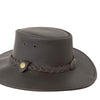 Outbacker Terry Nubukleder Hut – Schwarz & Braun