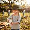 Cowboy Lederhut für Kinder- wasserfest mit hohem UV Schutz- Größe 52-53 cm