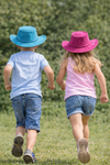 Australischer Kinder Cowboy Lederhut Outdoor – UPF 50+, knautschbar & luftig I Größen S–L