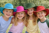 Australischer Kinder Cowboy Lederhut Outdoor – UPF 50+, knautschbar & luftig I Größen S–L
