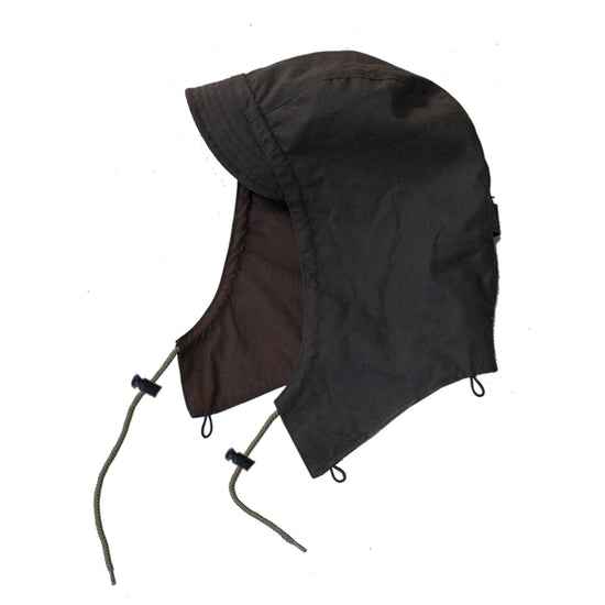 Abnehmbare Kapuze Wachsjacken Kapuze Wachsmantel Oilskin jacken Babour jacken 
