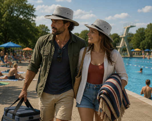 Jacaru Rizon Sommerhut mit Netzeinsatz – Vegan | Breeze Style