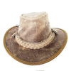 Outbacker Willbur Nubukleder Hut – Tobacco | Rust | Sand