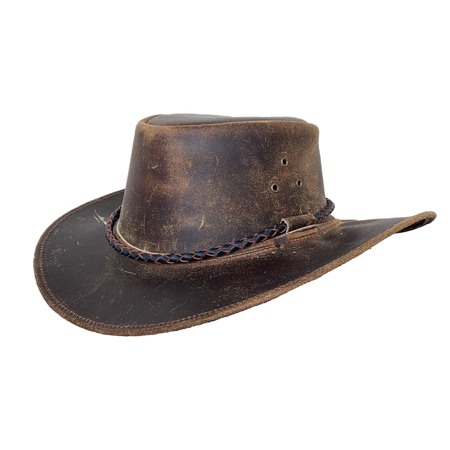 William Junior- Kinder Lederhut Wanderhut Sonnenhut Strandhut Camperhut Lederhut Damenhut Cowboyhut Wind und Wetterhut