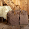 Wrangell Weekender – robuster Reisetasche aus gewachstem Canvas & Lederdetails