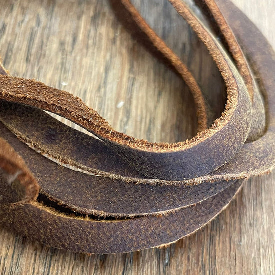 Lederarmband Lederhutband Lederbastelband 