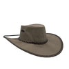 Parks Explorer- Australischer Sommerhut aus Canvas- inkl. Kinnband mit extra breiter Krempe