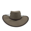 Parks Explorer- Australischer Sommerhut aus Canvas- inkl. Kinnband mit extra breiter Krempe