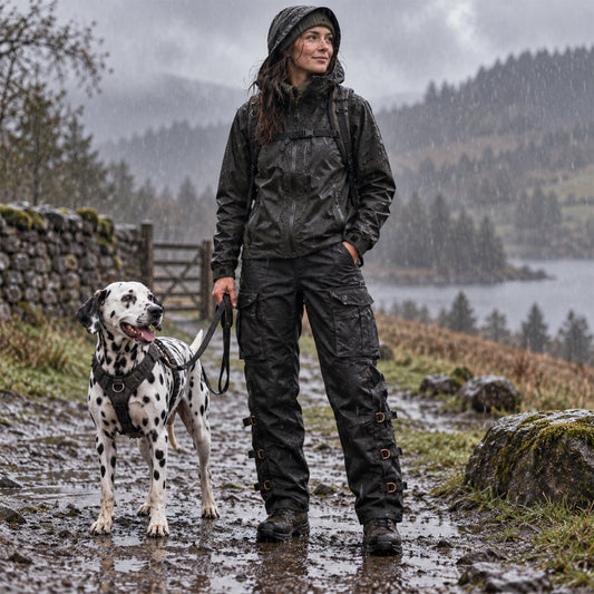 Ölzeug Überziehhose Damen & Herren – geölte Baumwolle Outdoor