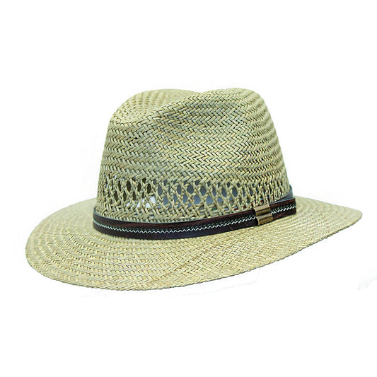 Panama-hut Sonnen-hut Sommer-hut Strand-Hut Freitzeit-hut Angel-hut Wander-hut Wander-urlaub Meer-urlaub Sonnen-schutz Outdoor-hut Reisen Reiten Reise-hut Sonnenschutz-hut Strohhut Stroh-hut Al Capone Hut Panama Strand-urlaub Stroh-hut für Damen und Herre
