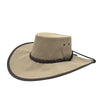 Parks Explorer- Australischer Sommerhut aus Canvas- inkl. Kinnband mit extra breiter Krempe