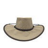 Parks Explorer- Australischer Sommerhut aus Canvas- inkl. Kinnband mit extra breiter Krempe